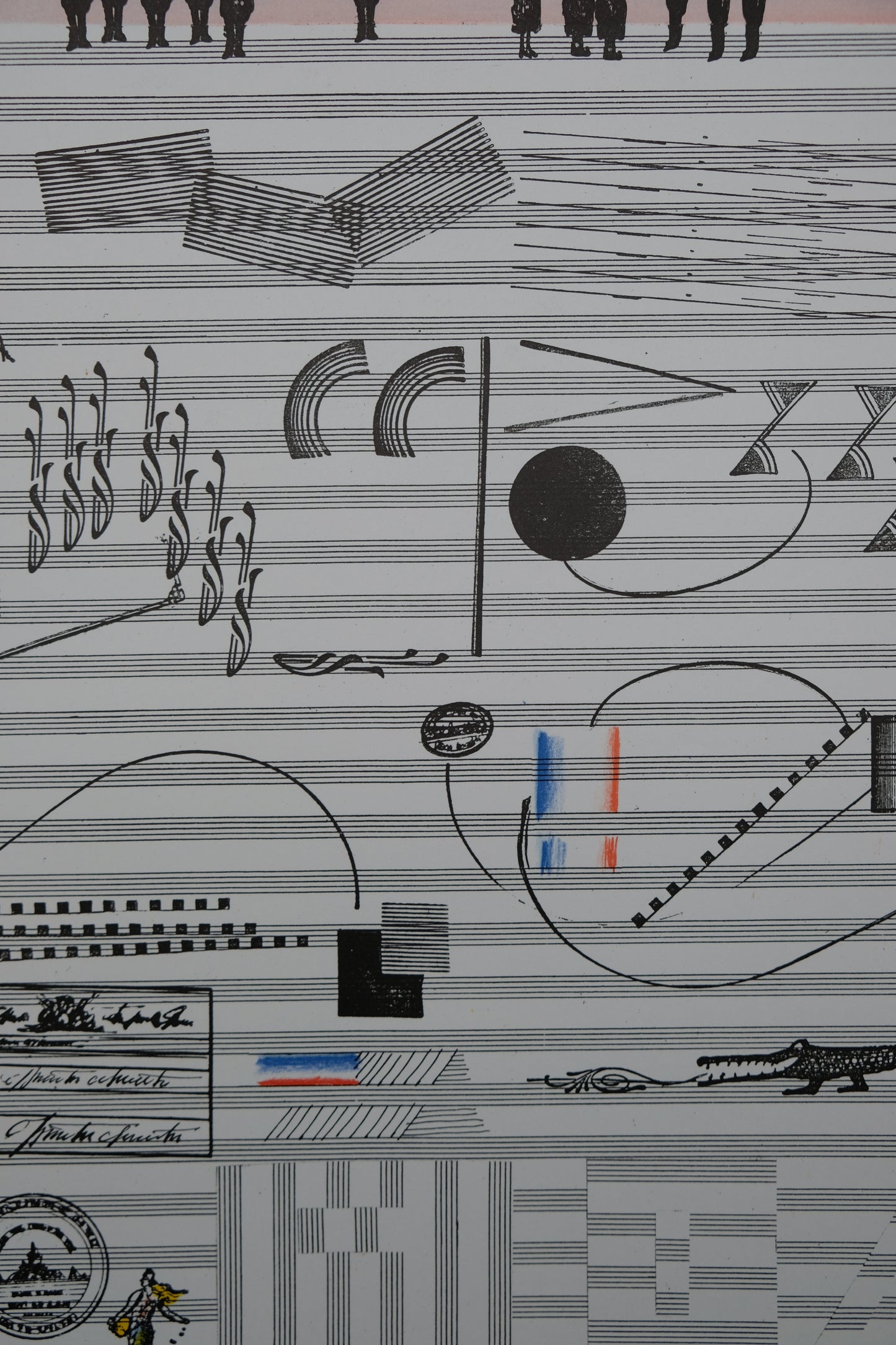 Saul STEINBERG : Nuits de la Fondation Maeght - Lithographie originale