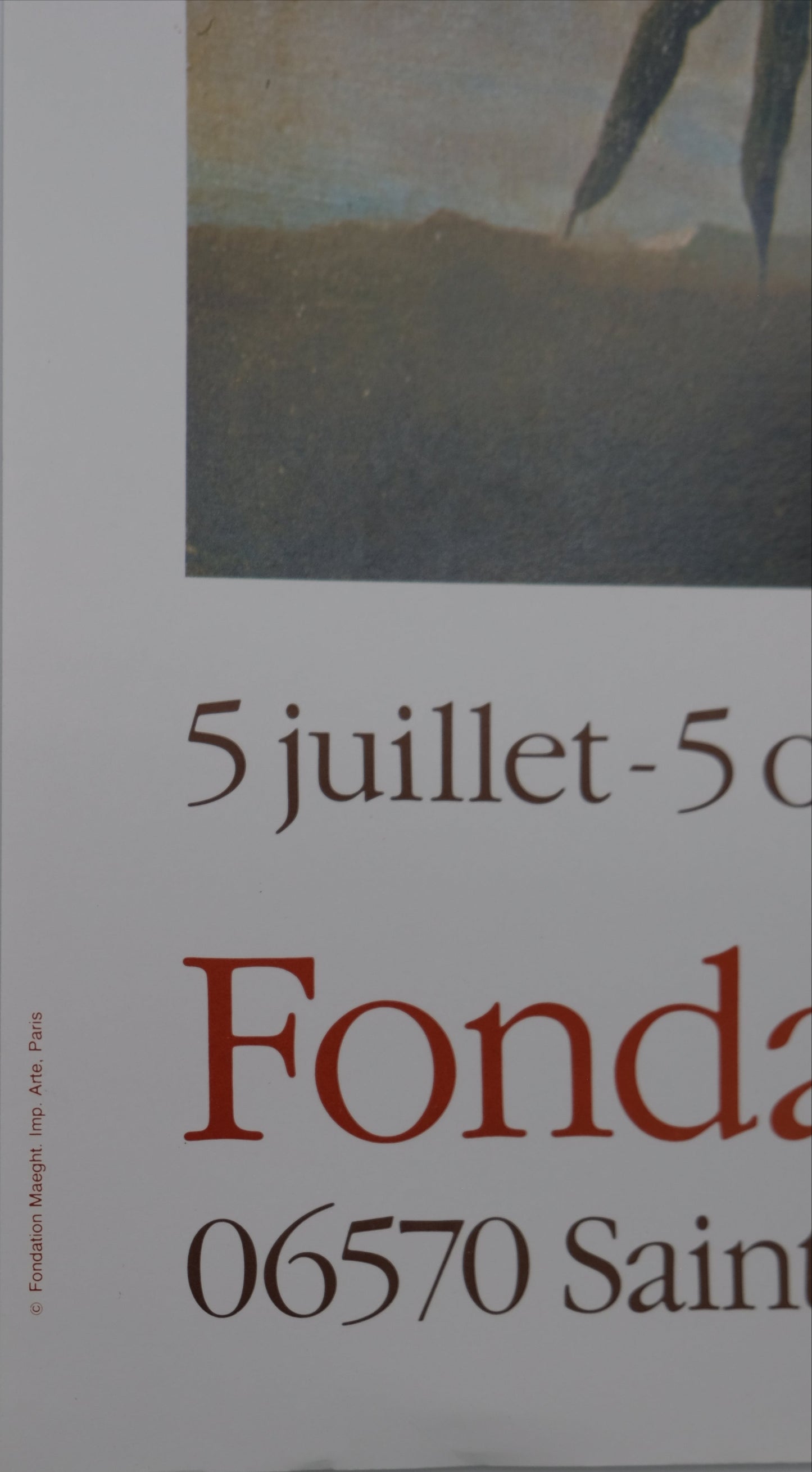 Max ERNST : L'ange du foyer - Affiche originale