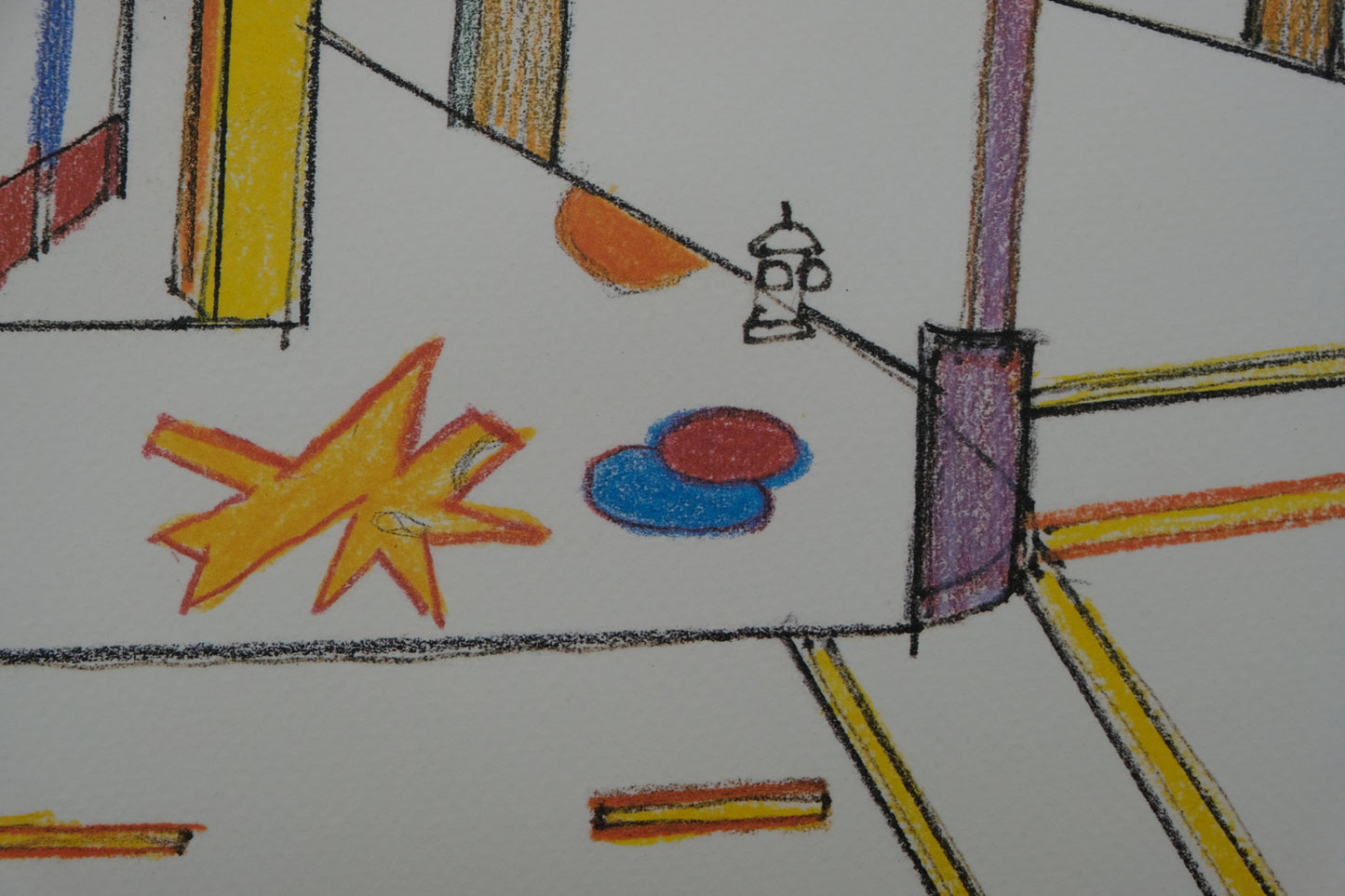 Saul STEINBERG : Union Square - Affiche originale