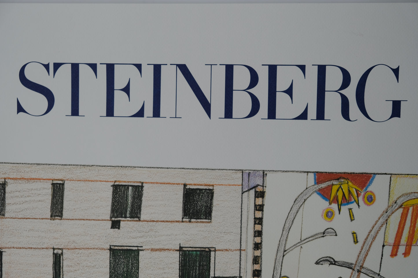 Saul STEINBERG : Union Square - Affiche originale