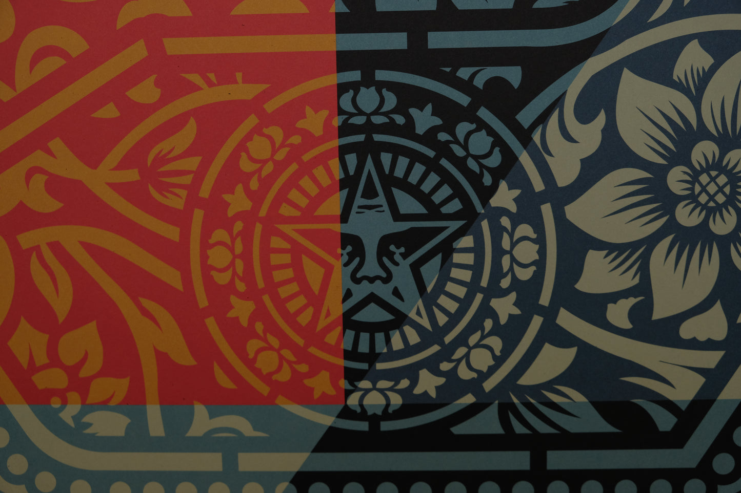 Shepard FAIREY (OBEY) : Fingers Peace - Lithographie originale signée