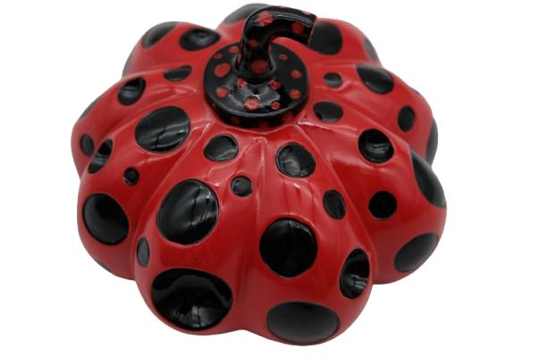 Yayoi KUSAMA : Red Pumpkin - Sculpture originale