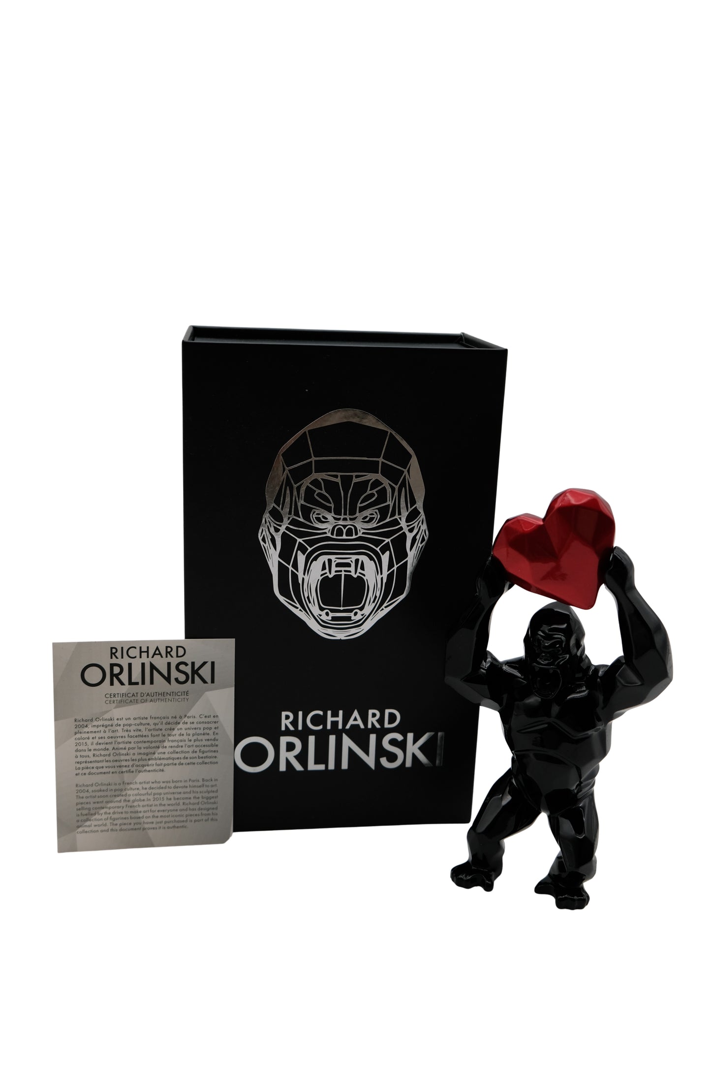 Richard ORLINSKI : Wild Kong Love (Black and Red edition) - Sculpture originale