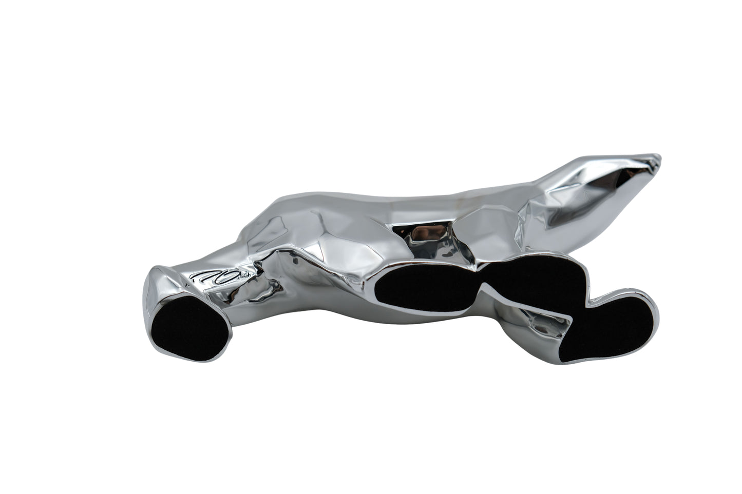Richard ORLINSKI : Ours Pompon (Silver edition) - Sculpture originale