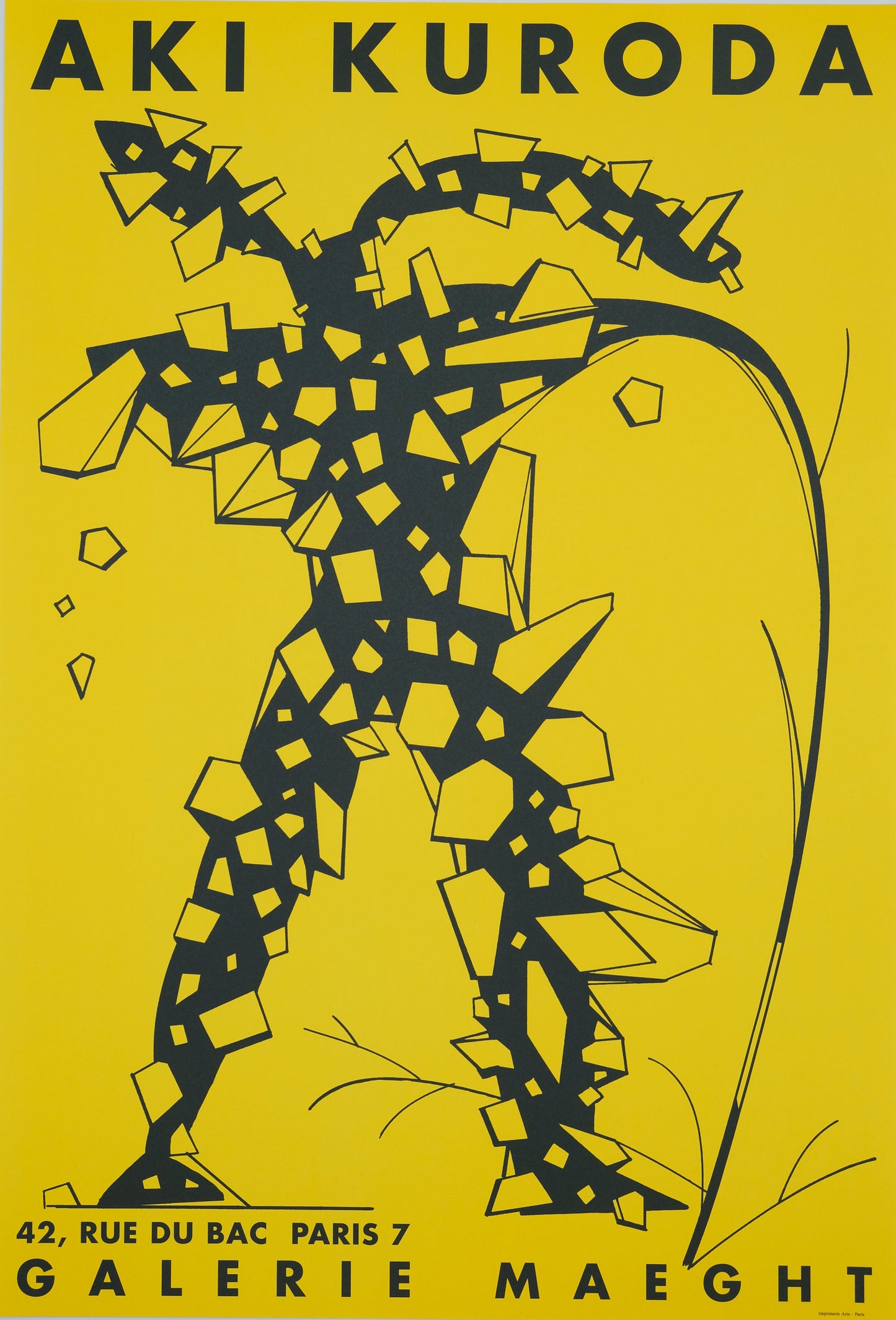 Aki KURODA : Cosmofleur - Lithographie originale