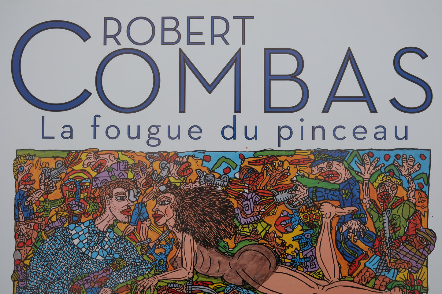 Robert COMBAS : Bataille intemporelle - Affiche originale