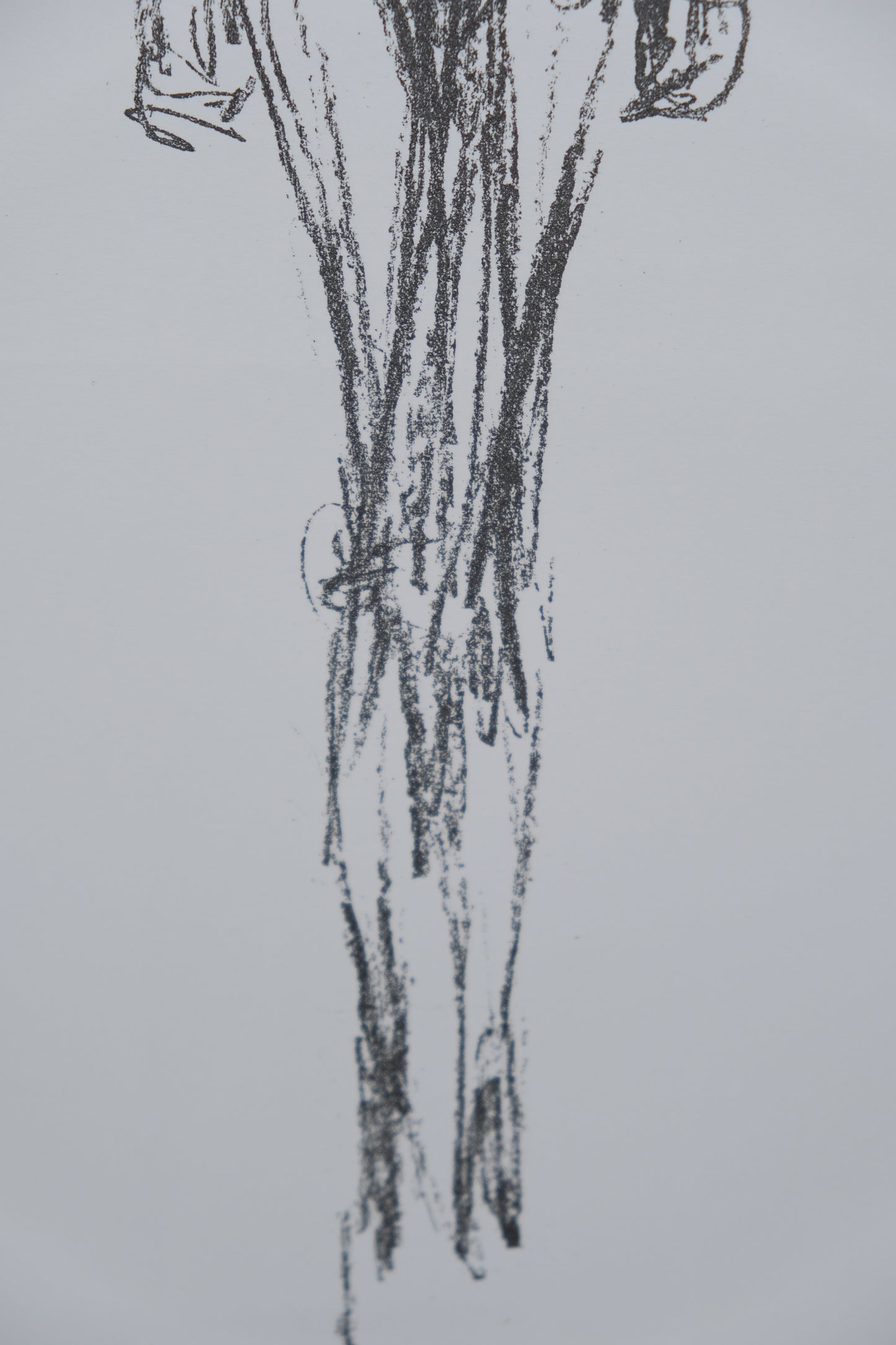 Alberto GIACOMETTI : Femme nue de face - Lithographie originale