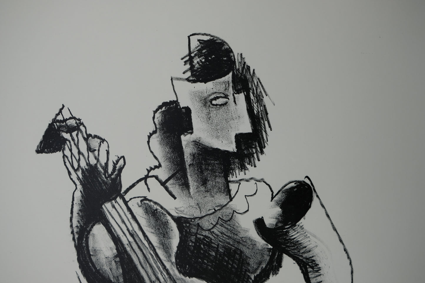 Ossip ZADKINE : Le guitariste - Lithographie originale signée