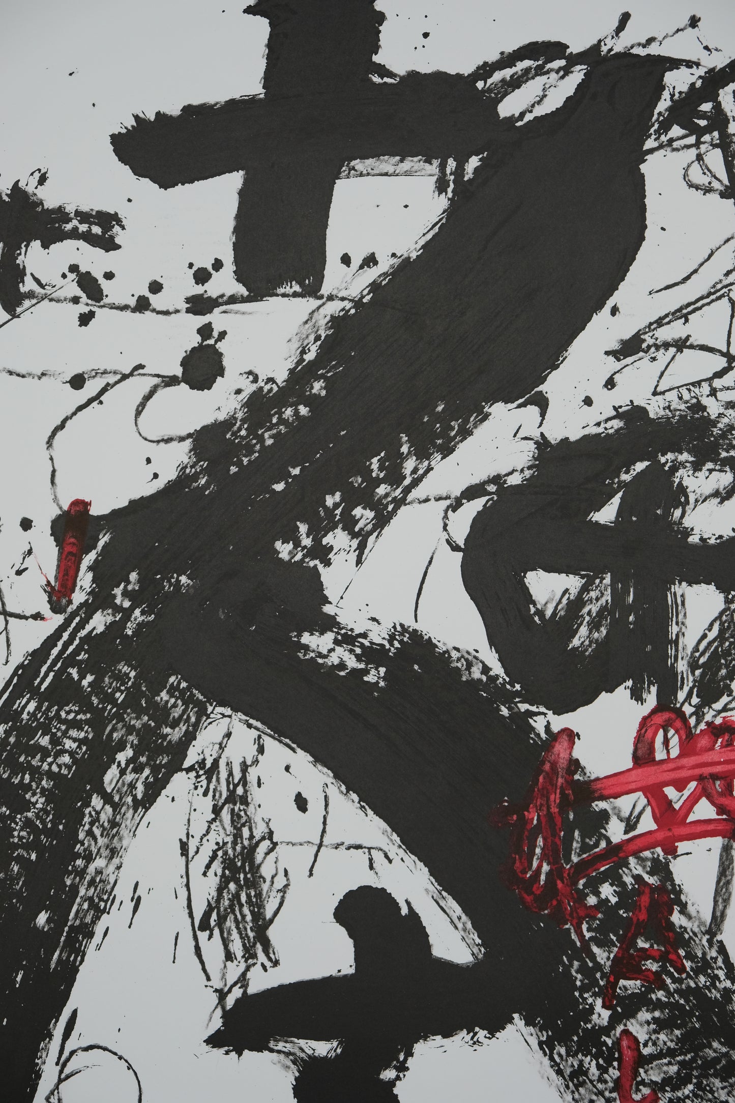 Antoni TAPIES : Composition abstraite - Lithographie originale