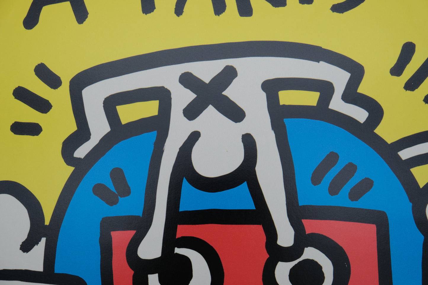 Keith HARING : Galerie Templon - Affiche originale signée