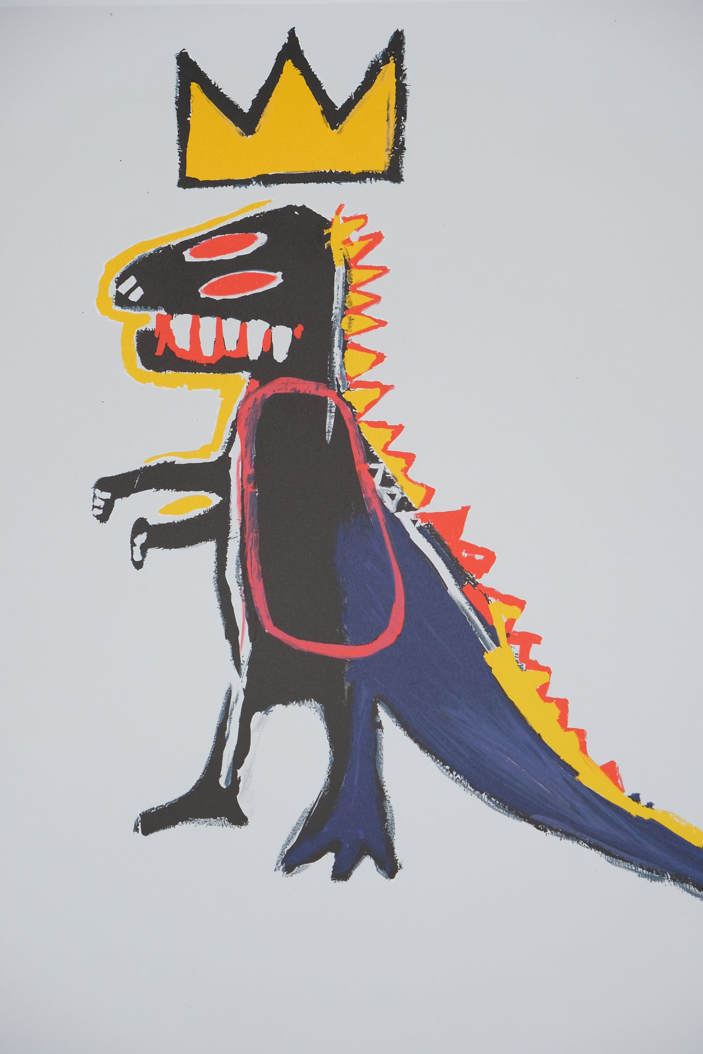 Jean Michel BASQUIAT : Pez Dispenser - Lithographie signée