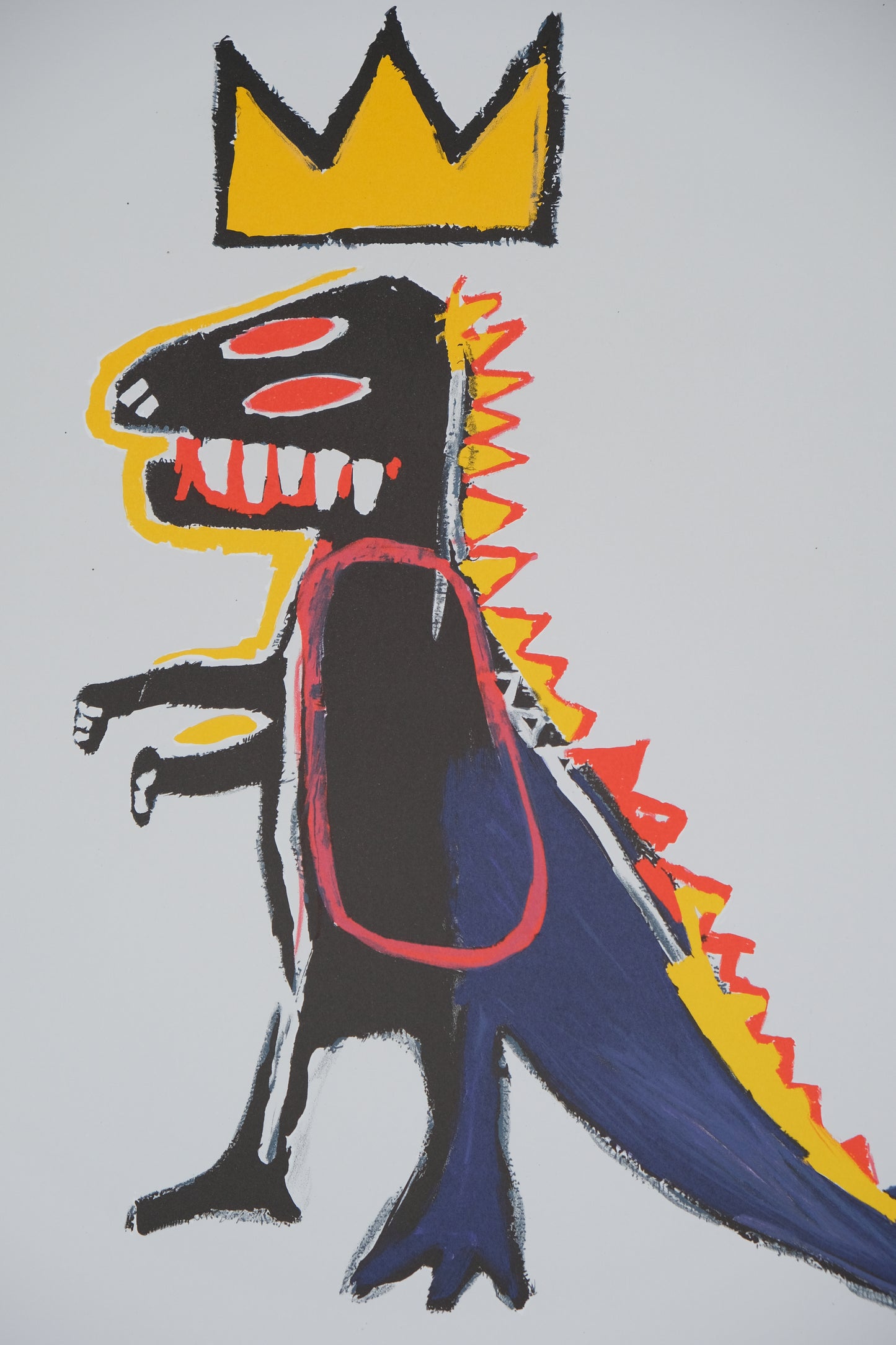 Jean Michel BASQUIAT : Pez Dispenser - Lithographie signée