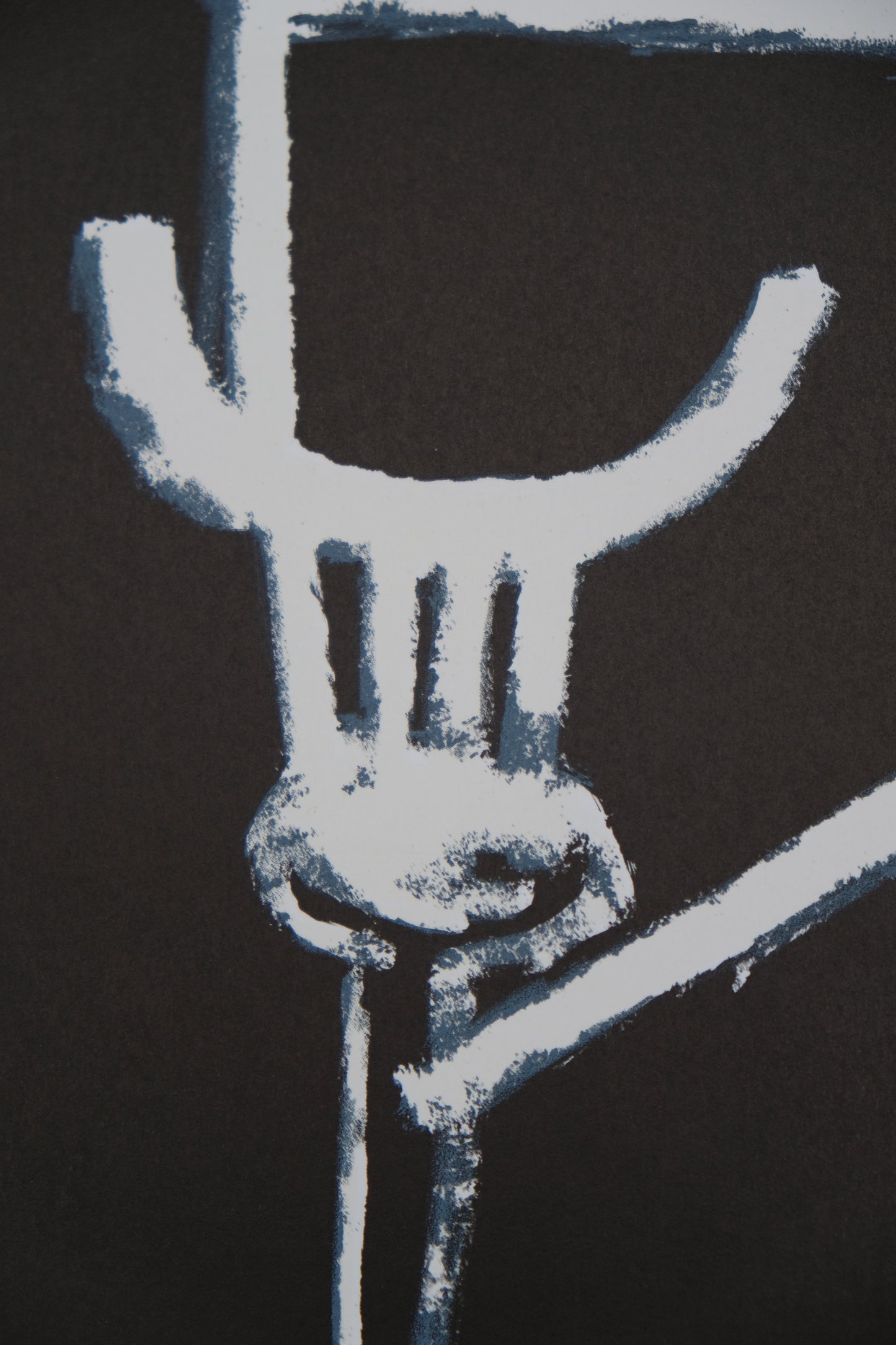Jean Michel BASQUIAT : Le roi - Lithographie signée