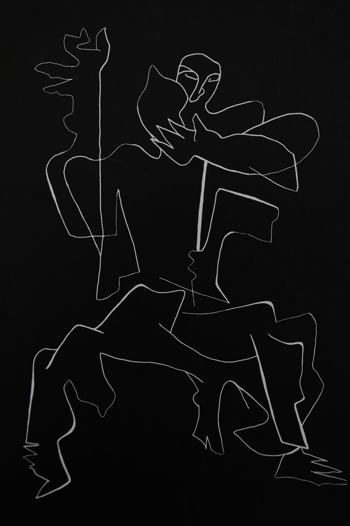 Ossip ZADKINE : 7 calligrammes 10 eaux fortes - Lithographie originale