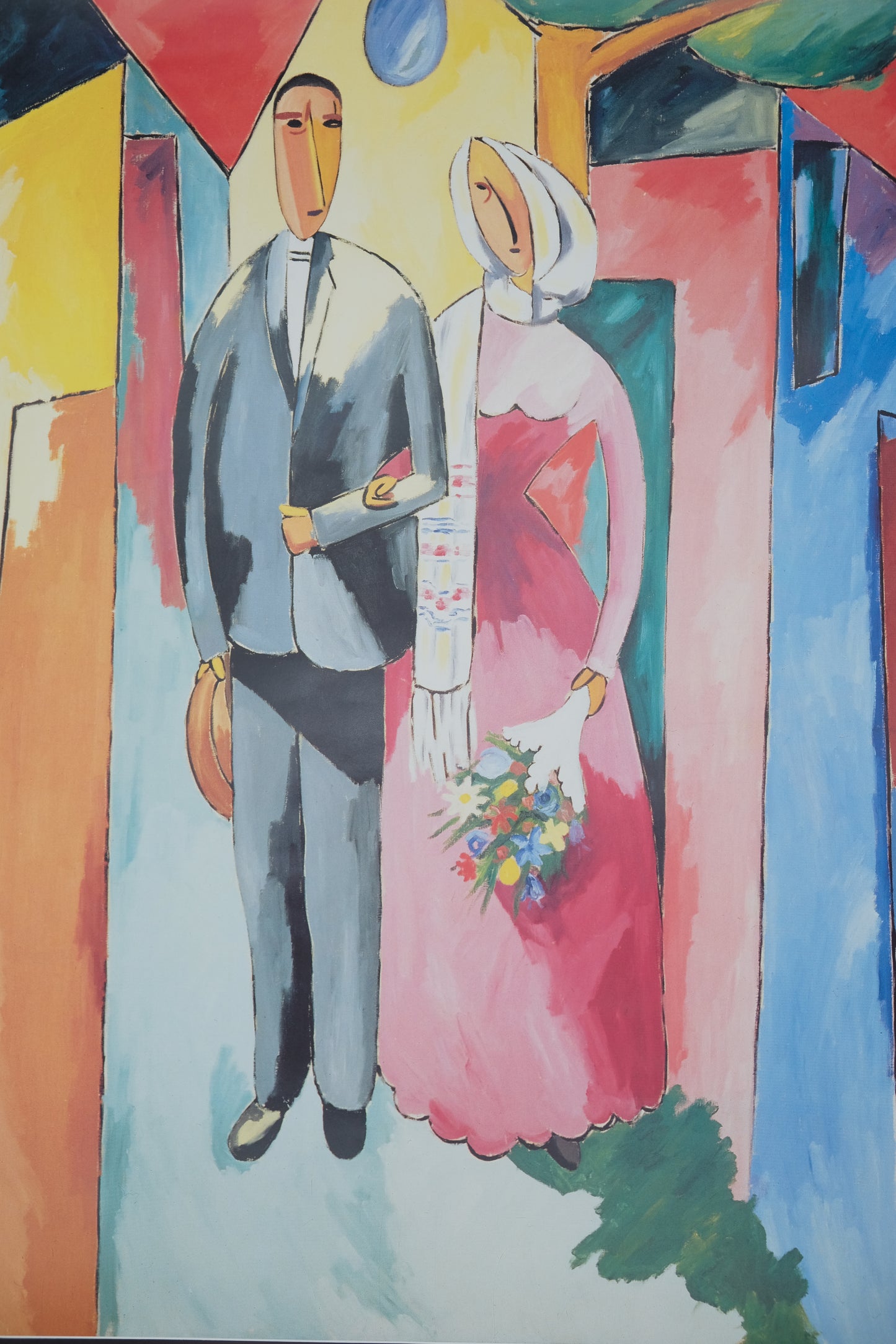 Alberto MAGNELLI : Mari et femme - Affiche originale signée