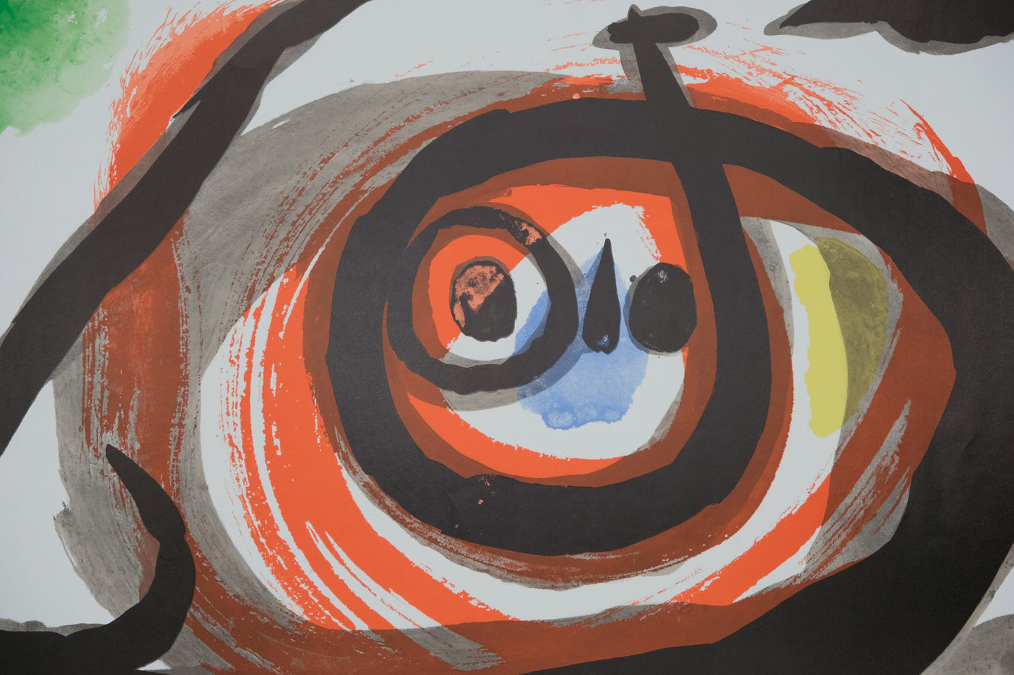 Joan MIRO : Le jardin de sculptures - Affiche originale signée