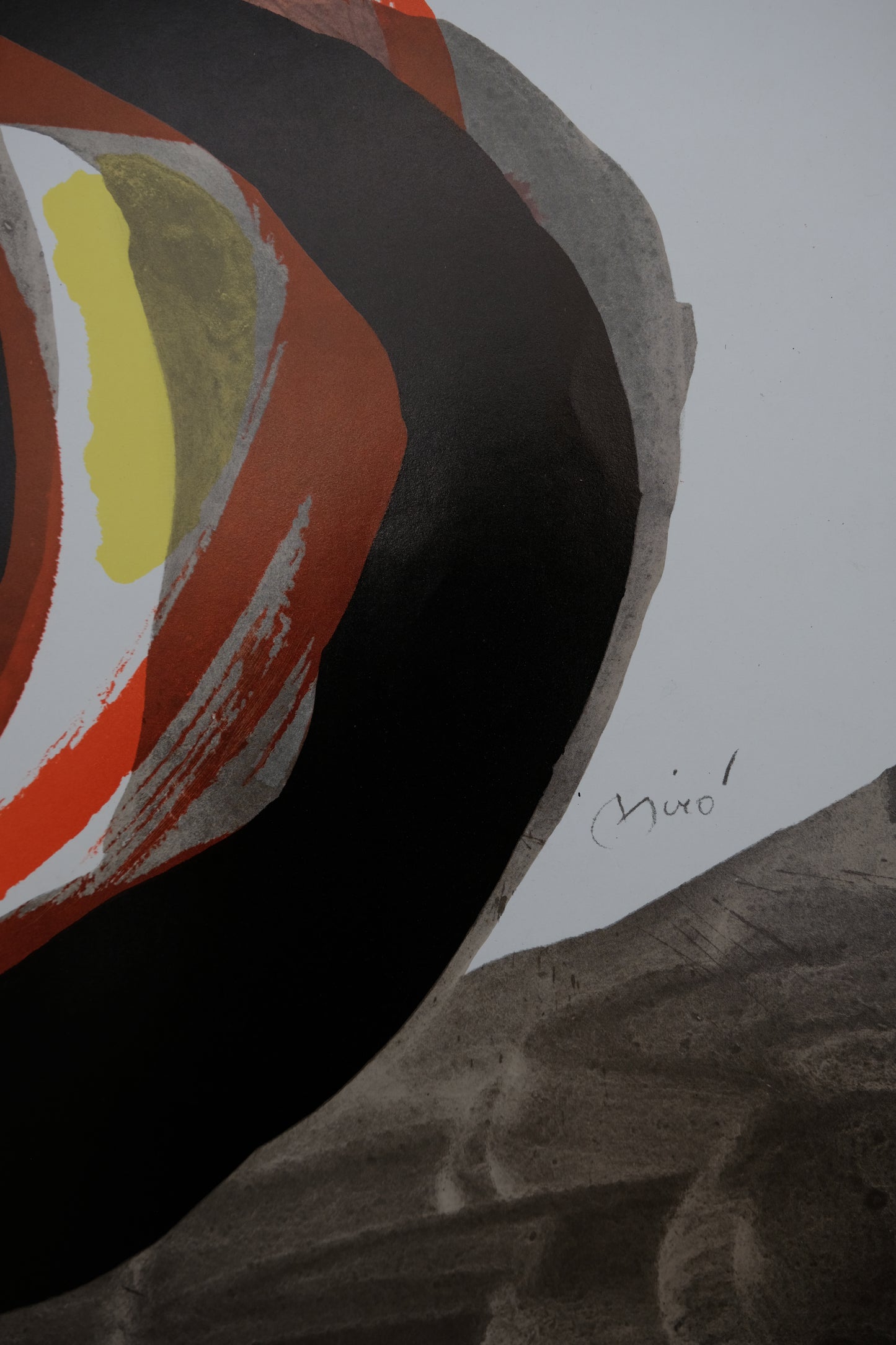 Joan MIRO : Le jardin de sculptures - Affiche originale signée