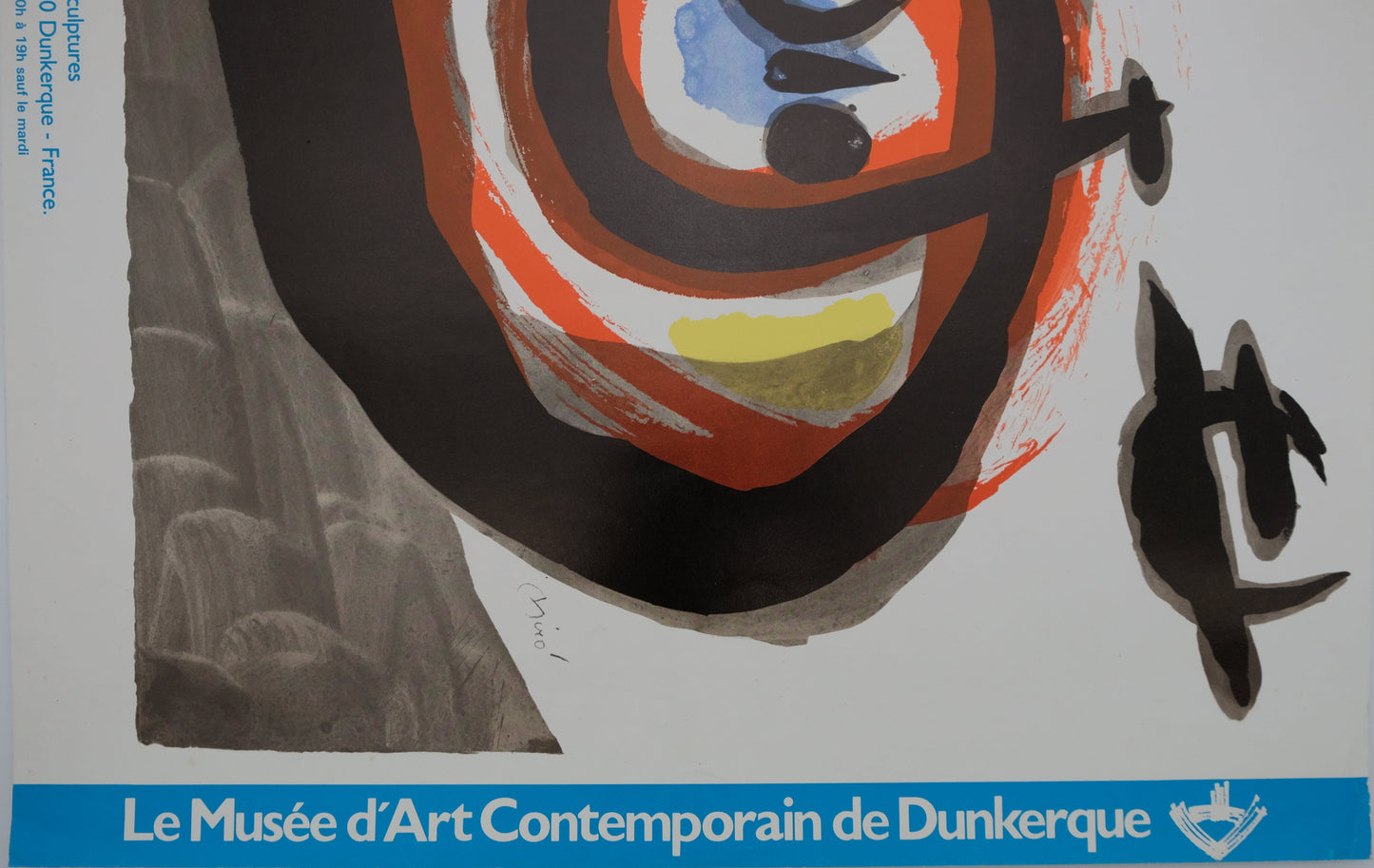 Joan MIRO : Le jardin de sculptures - Affiche originale signée