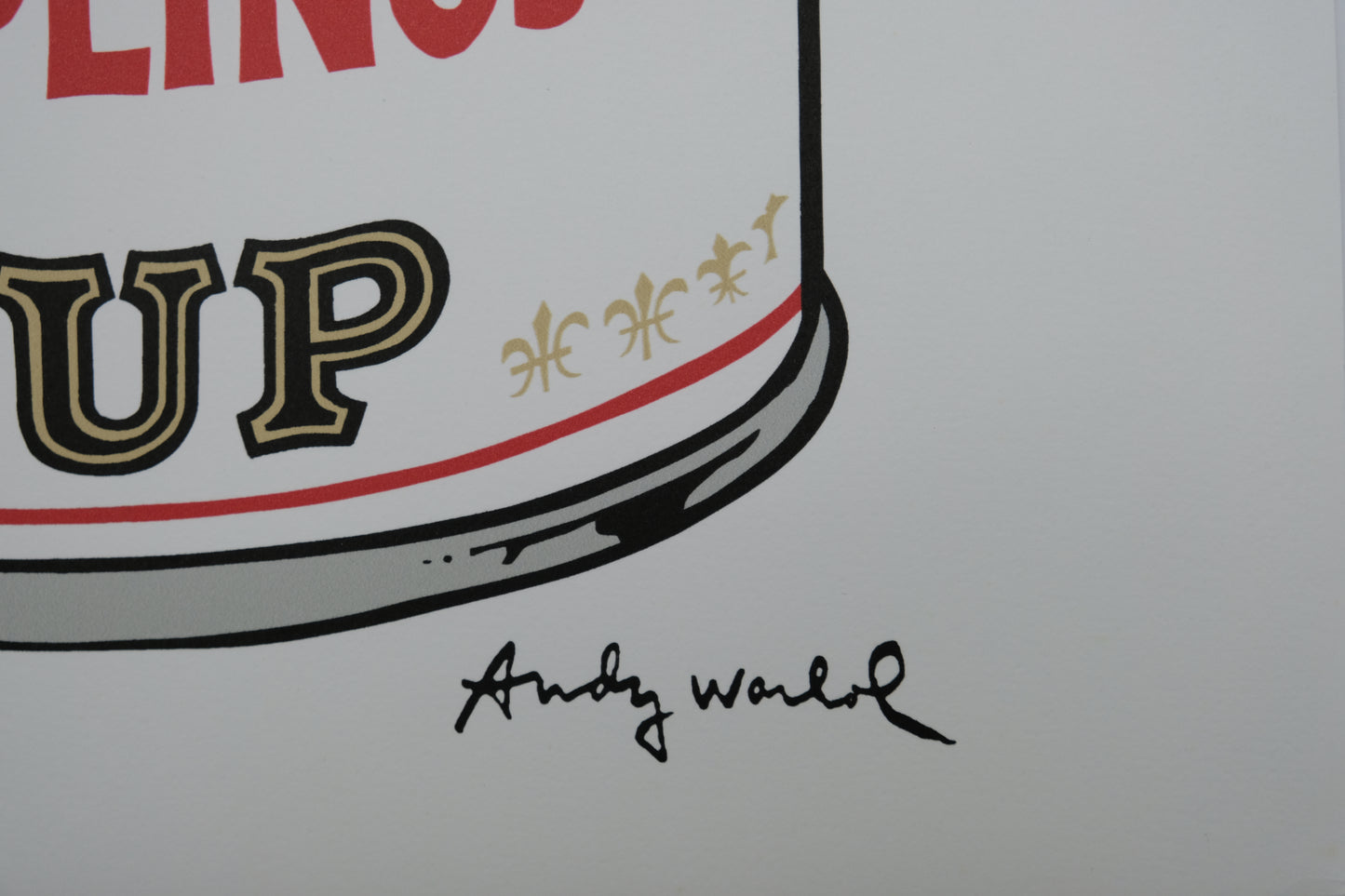 Andy WARHOL : Campbell's Chicken'n dumplings soup - Lithographie signée