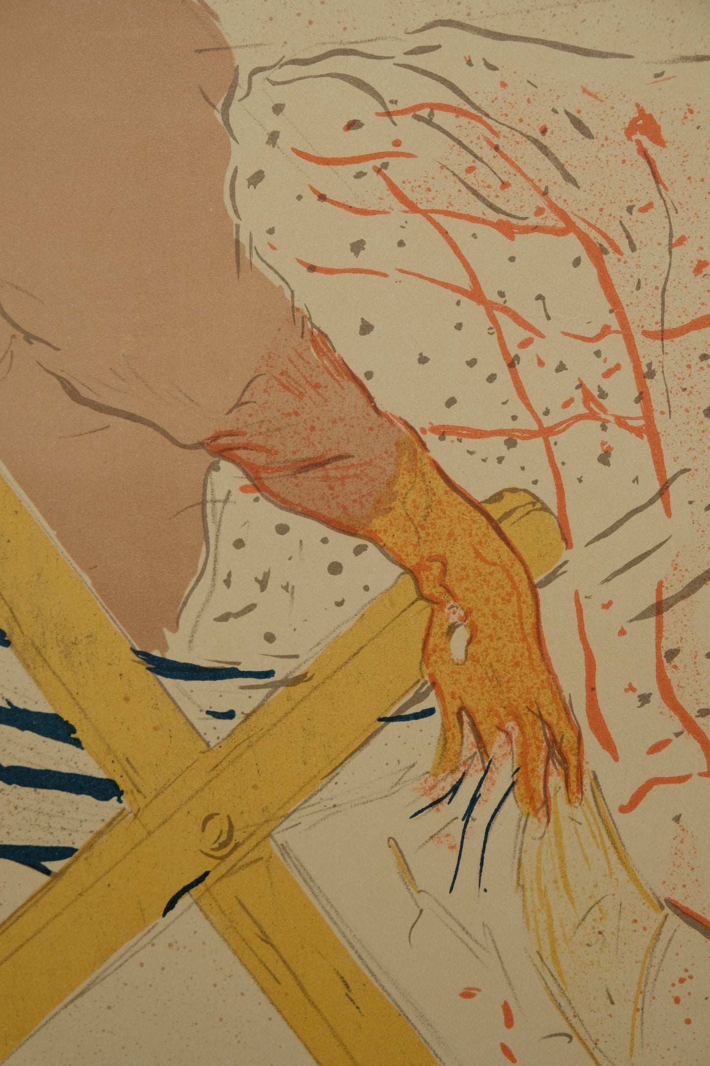 Henri DE TOULOUSE LAUTREC : Femme regardant la mer - Affiche originale signée
