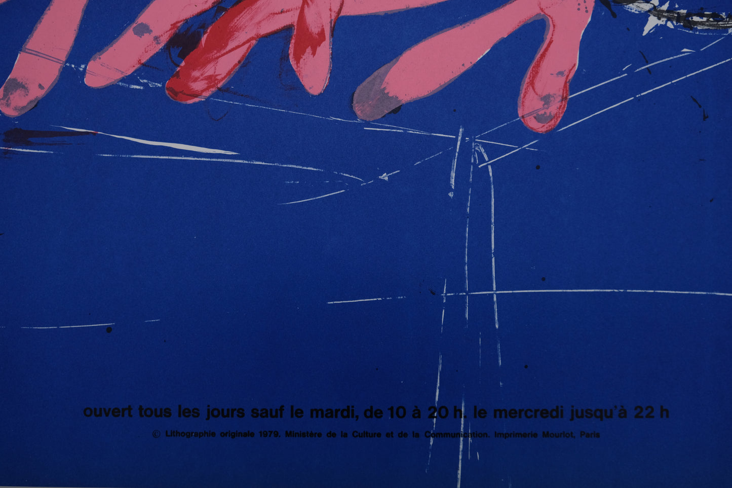 Paul REBEYROLLE : Les mains ensanglantées - Lithographie originale