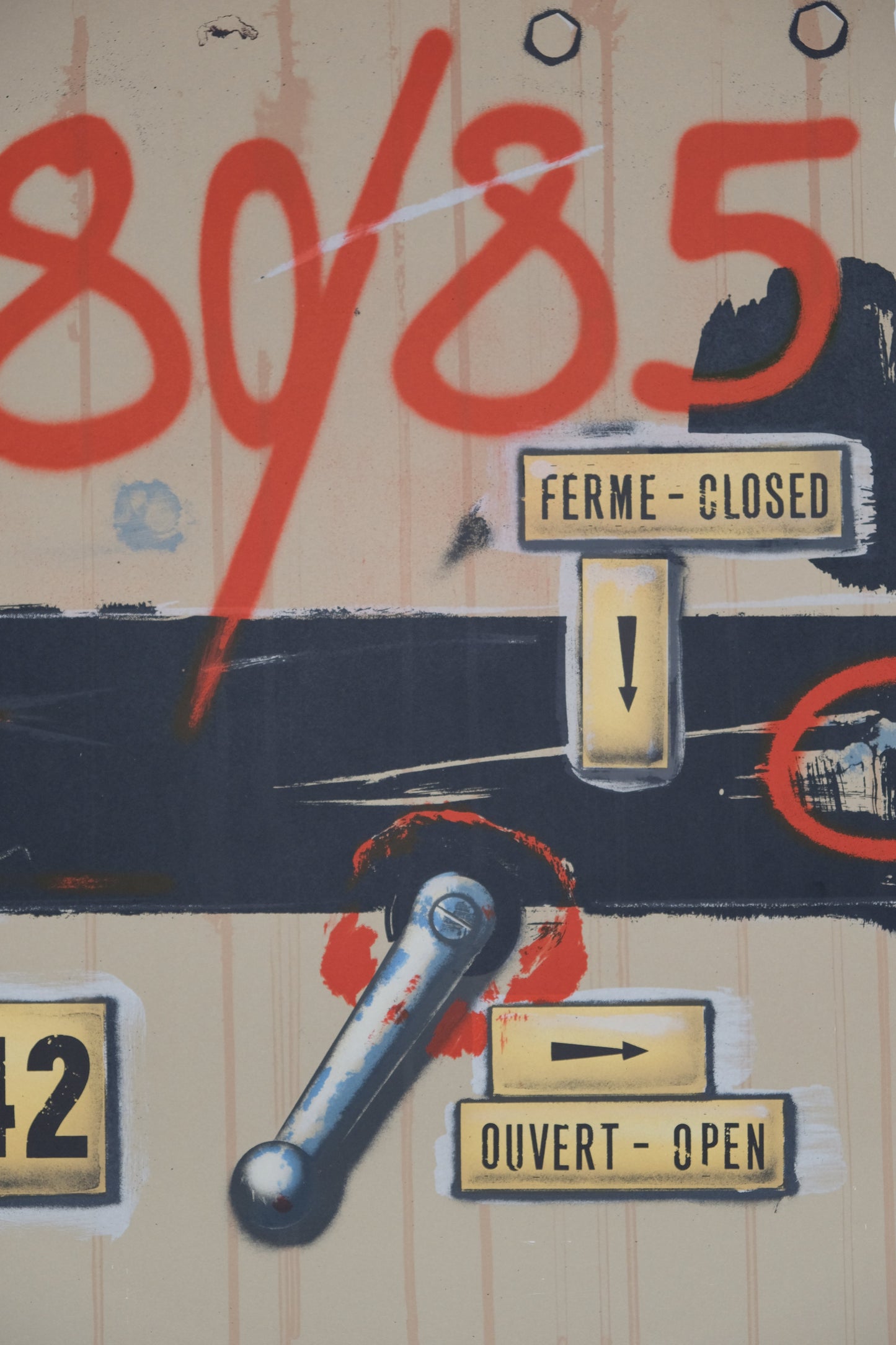 Peter KLASEN : Expo 1985 - Lithographie originale
