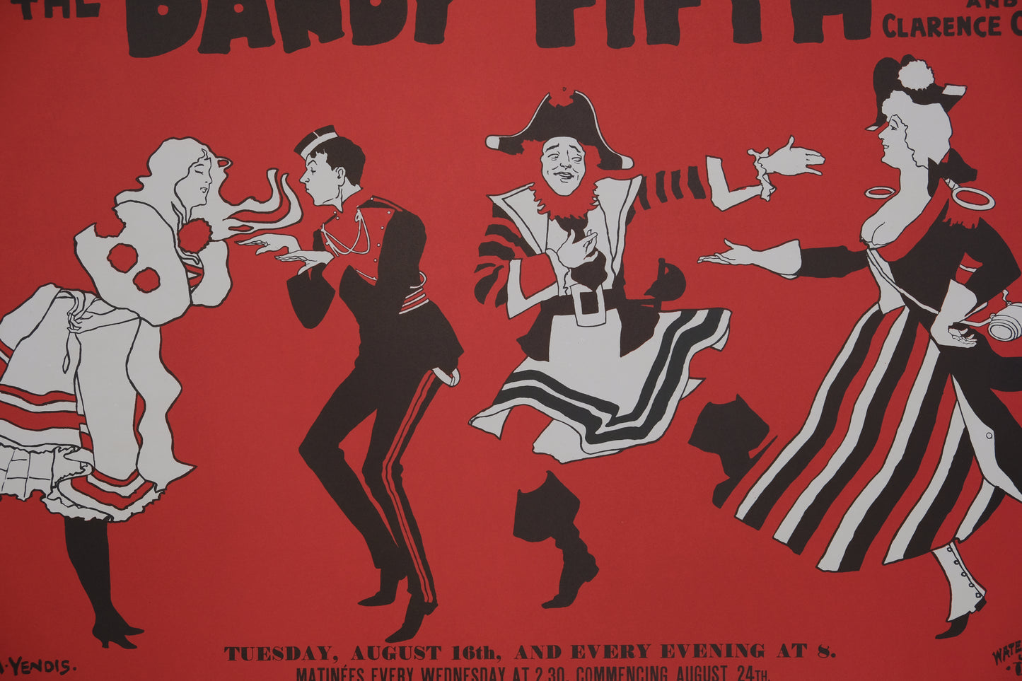 YENDIS : Dandy fifth -Affiche originale signée