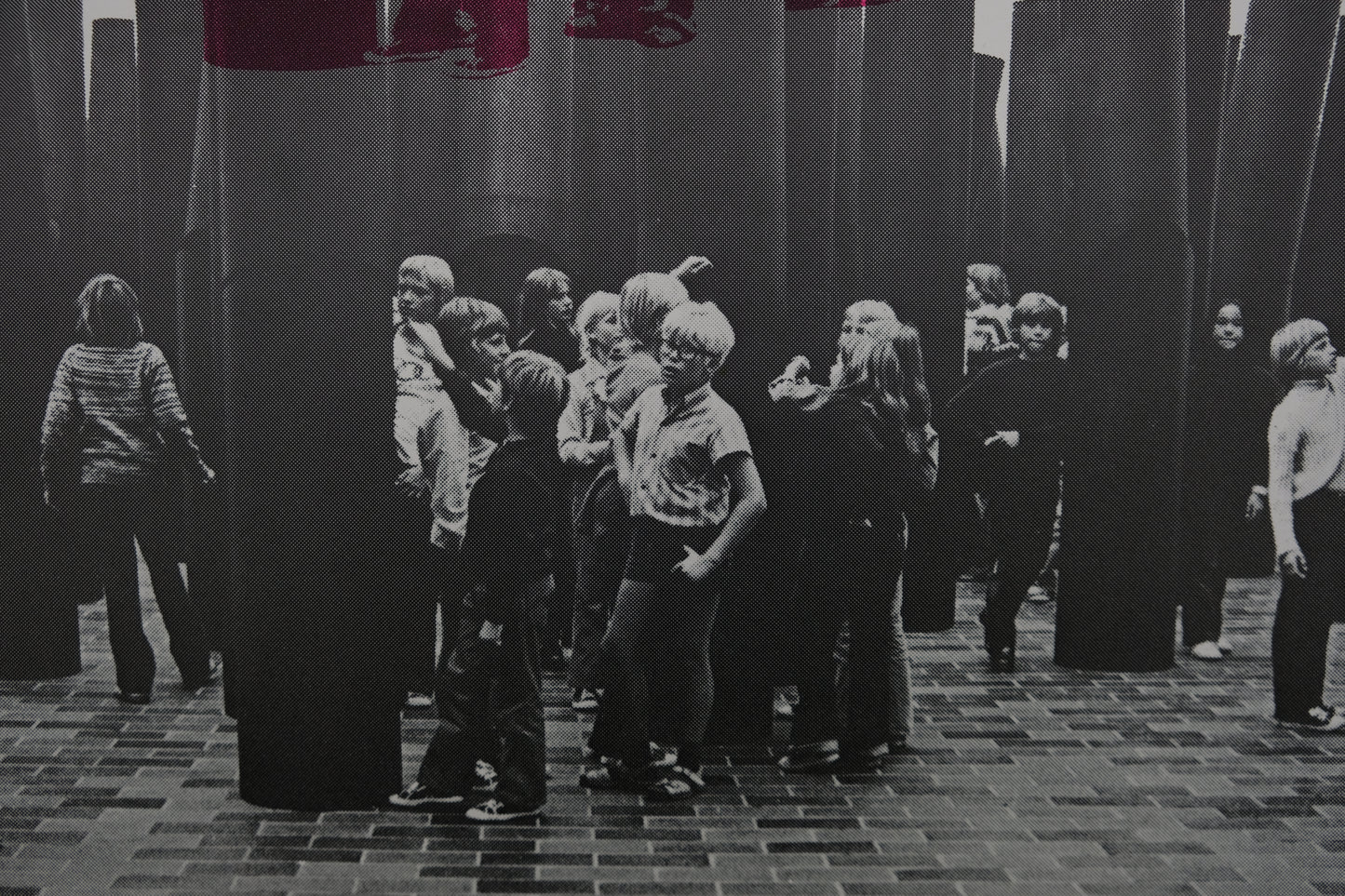 Pol BURY : 25 tonnes de colonnes - Affiche originale en couleurs