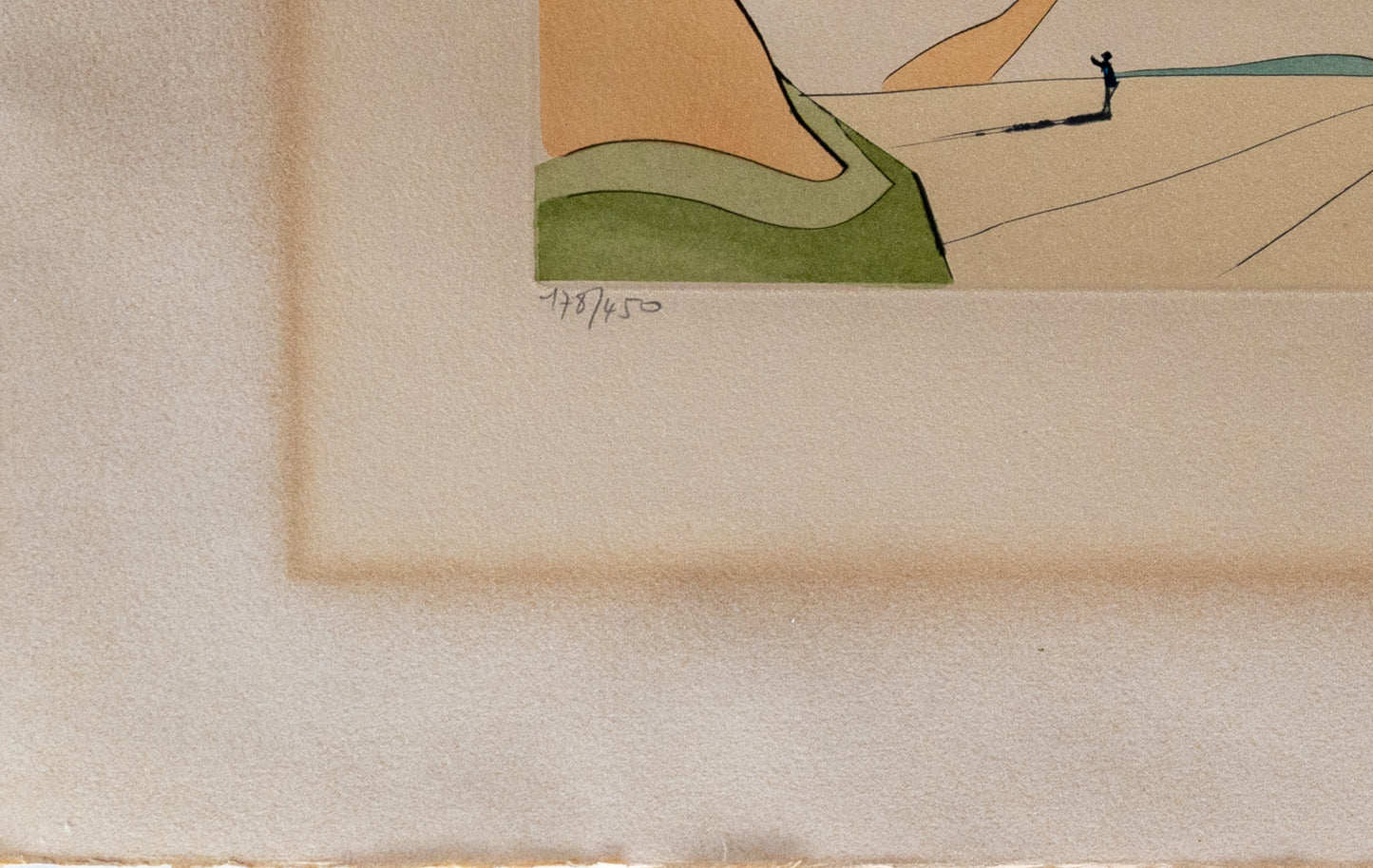 Salvador DALI : Le Télégraphe - Gravure originale signée