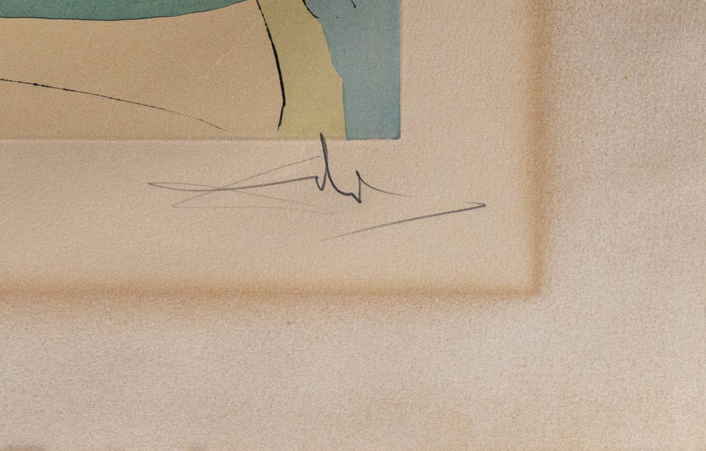 Salvador DALI : Le Télégraphe - Gravure originale signée