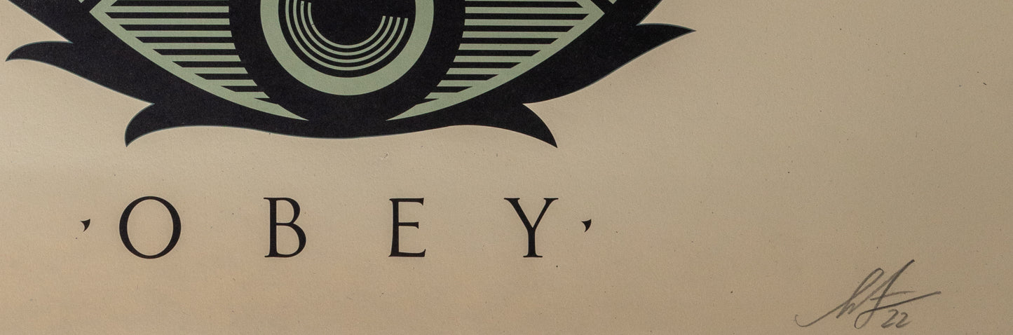 Shepard FAIREY (OBEY) : Eyes open - Lithographie originale signée
