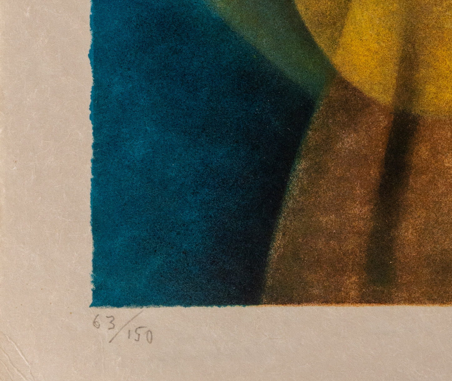 Louis TOFFOLI : Le foulard blanc - Lithographie originale signée
