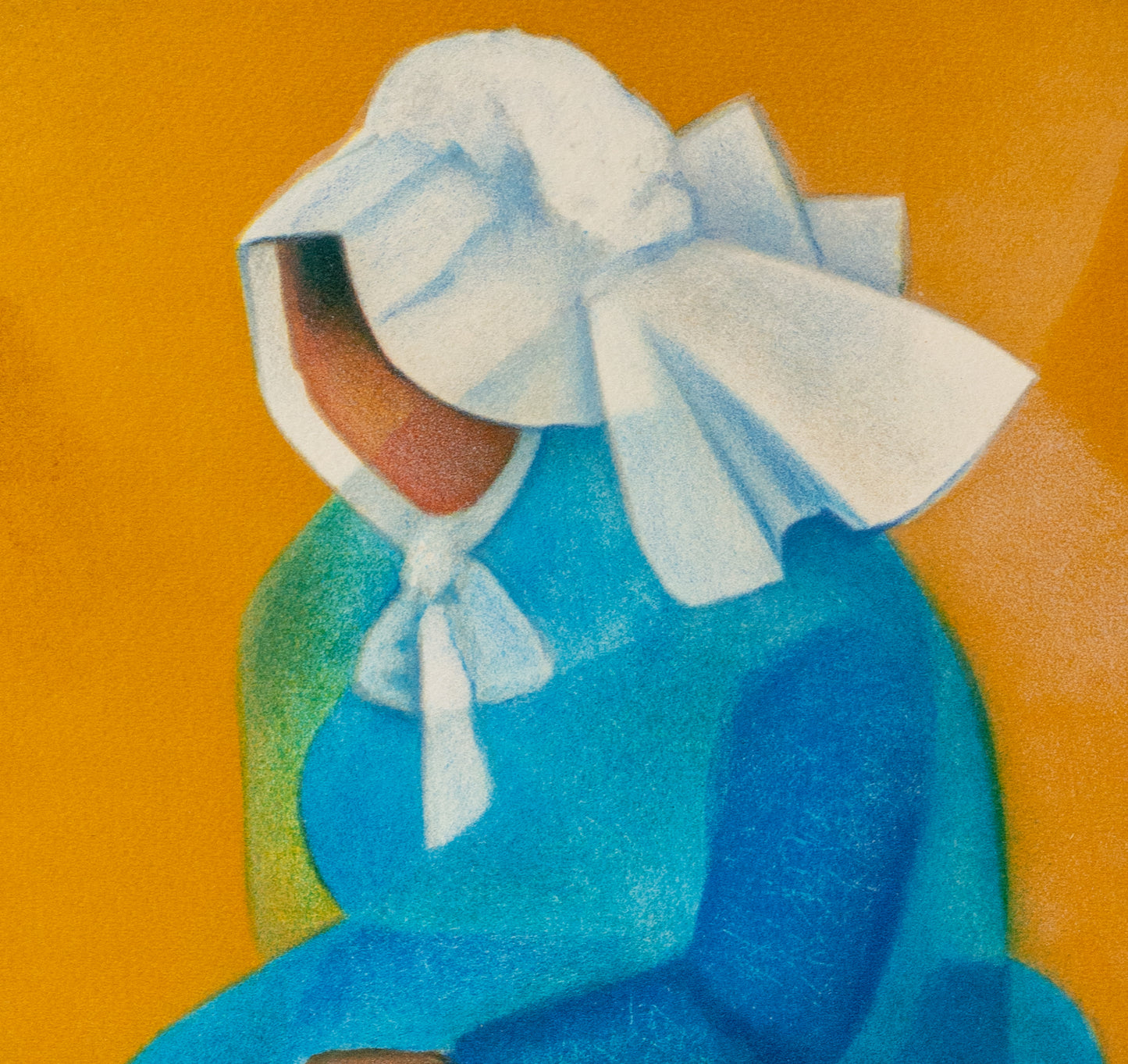 Louis TOFFOLI : La Vendéenne - Lithographie originale signée