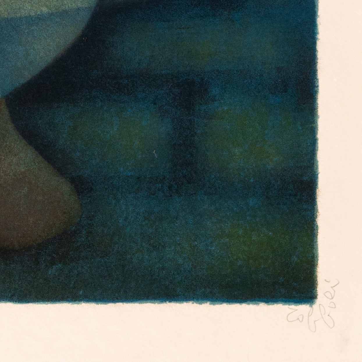 Louis TOFFOLI : L'Enfant au tricot jaune - Lithographie originale signée