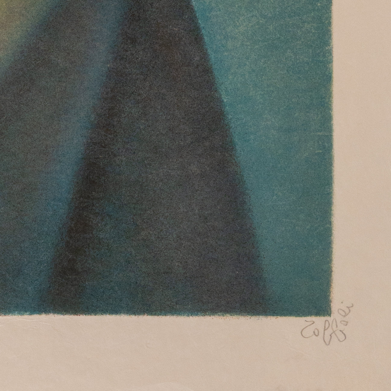Louis TOFFOLI : Maternité sereine - Lithographie originale signée