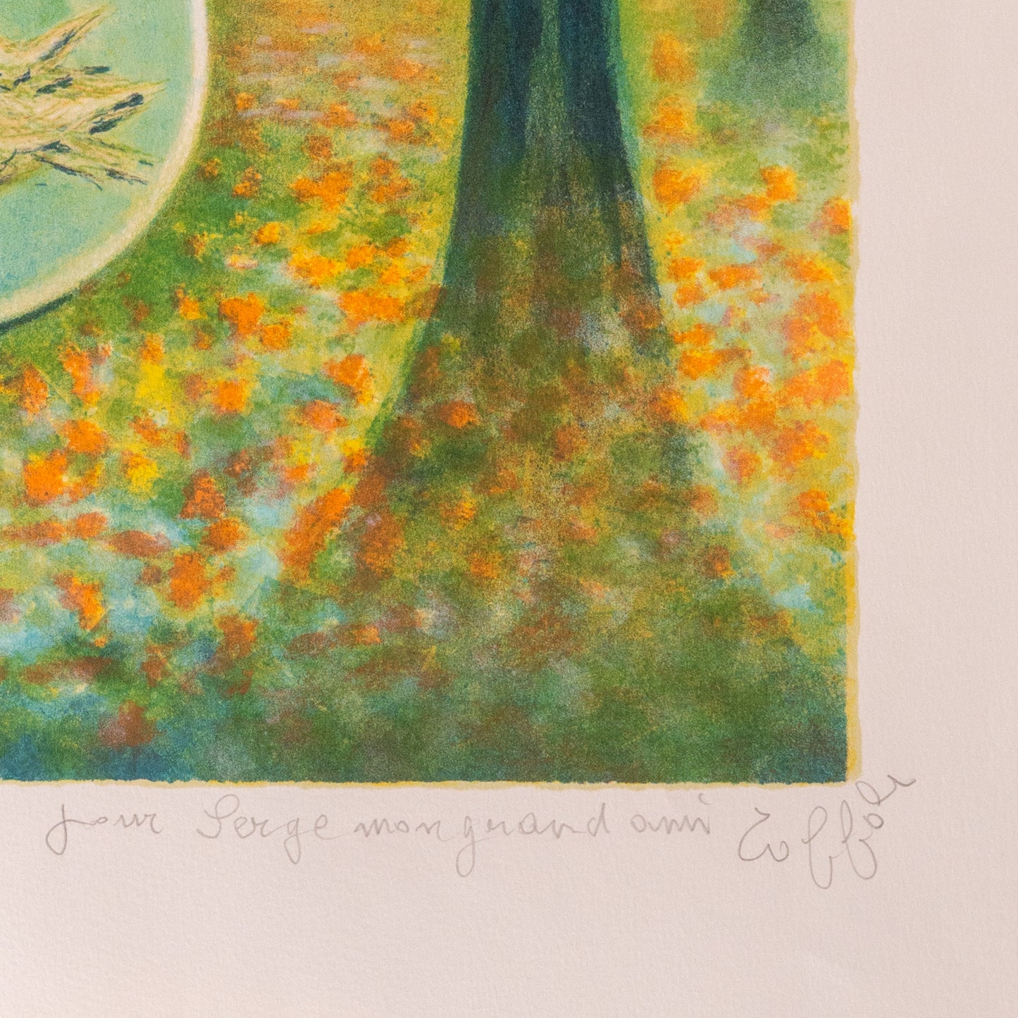 Louis TOFFOLI : L'Anniversaire - Lithographie originale signée et dédicacée