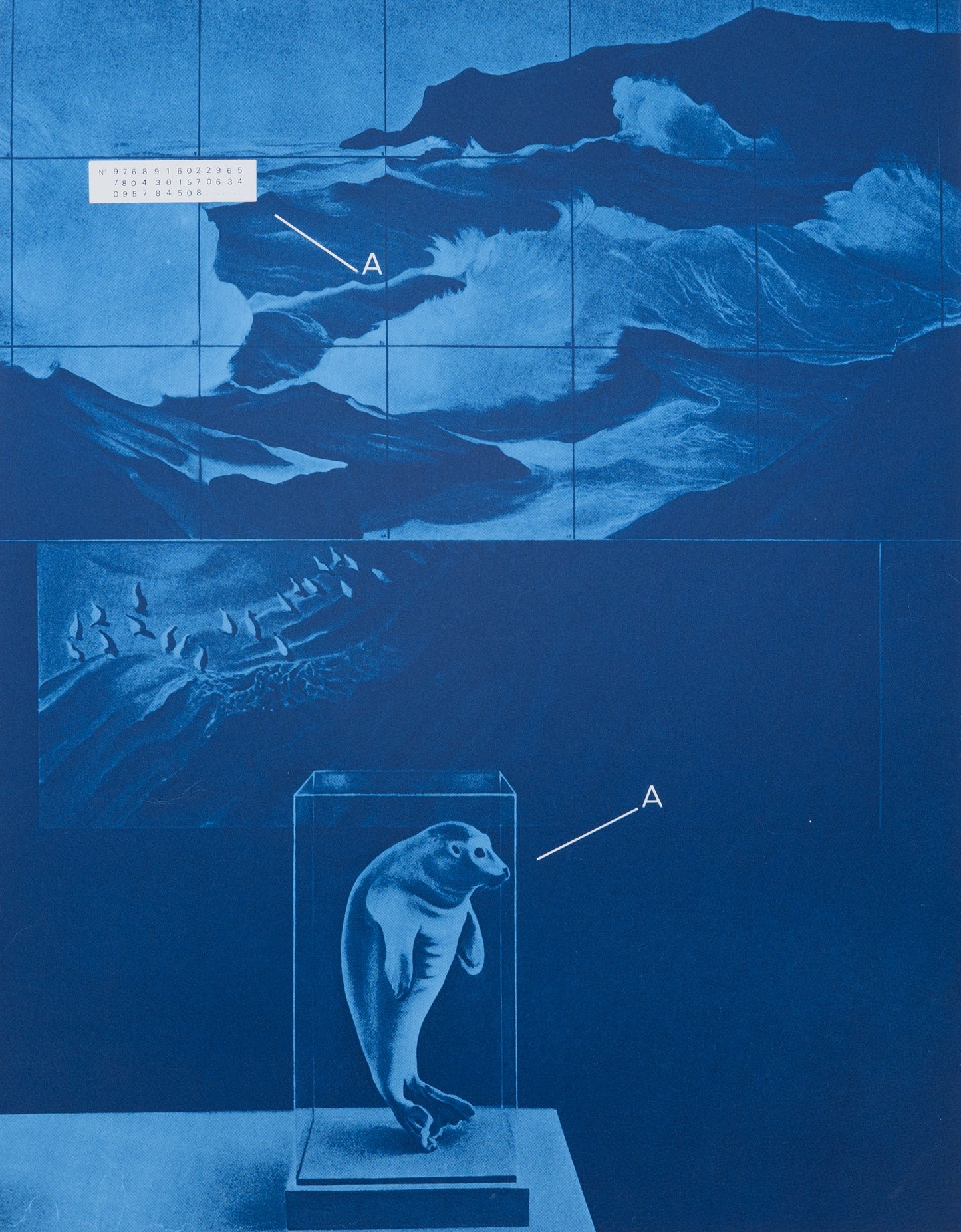 Jacques MONORY : Impuissance - Sérigraphie originale signée