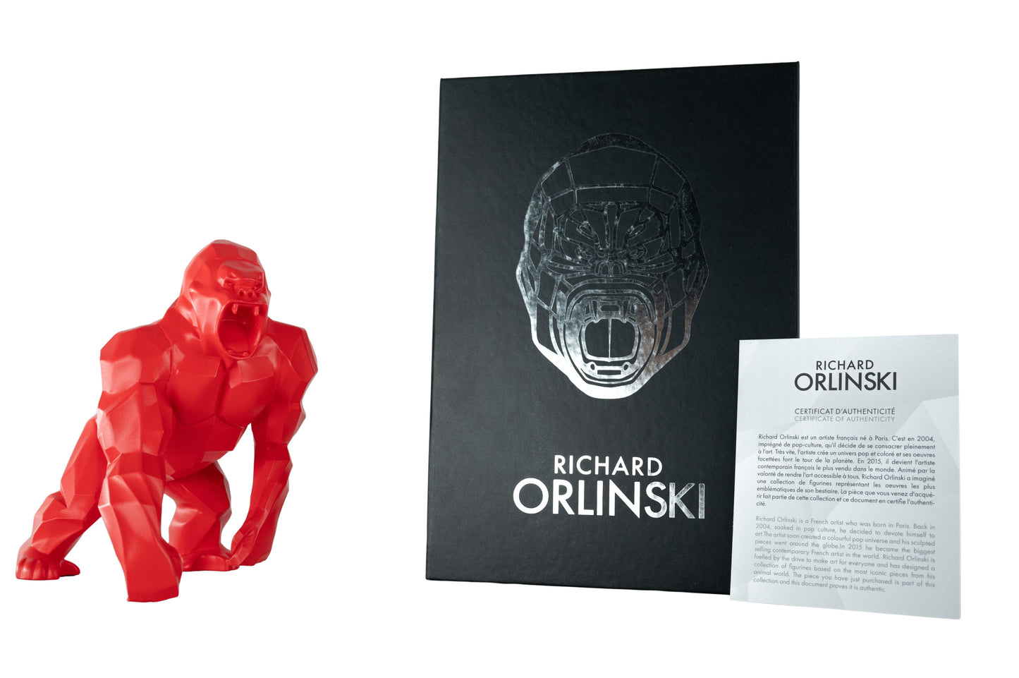 Richard ORLINSKI : Kong Origin (Red edition) - Sculpture originale