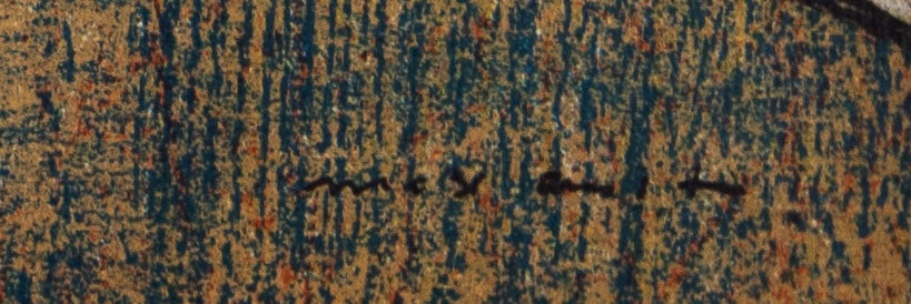 Max ERNST : Rêve surréaliste, les coqs - Lithographie originale signée