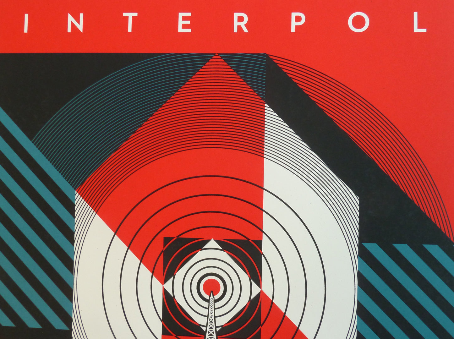 Shepard FAIREY (OBEY) : Interpol - Lithographie originale signée