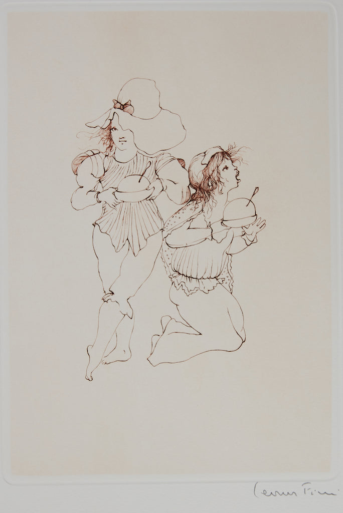 Léonor FINI : Oh la méchante! - Gravure originale signée