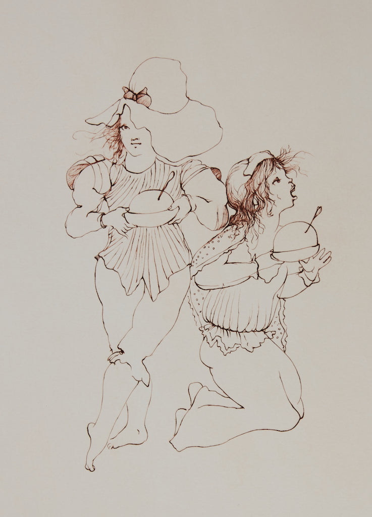 Léonor FINI : Oh la méchante! - Gravure originale signée