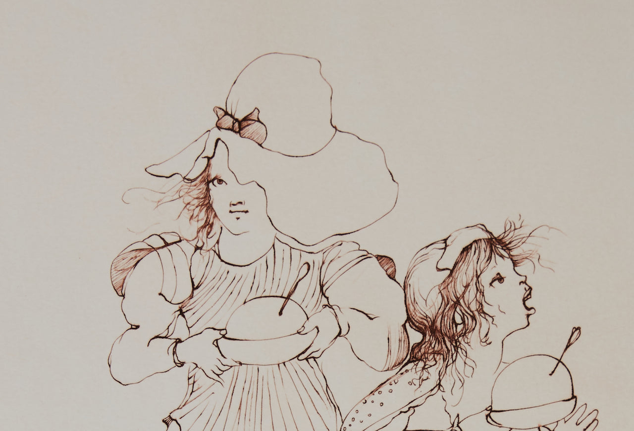 Léonor FINI : Oh la méchante! - Gravure originale signée