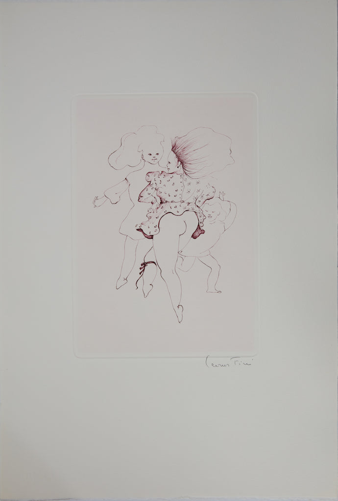 Léonor FINI : La danse des jeunes filles - Gravure originale signée