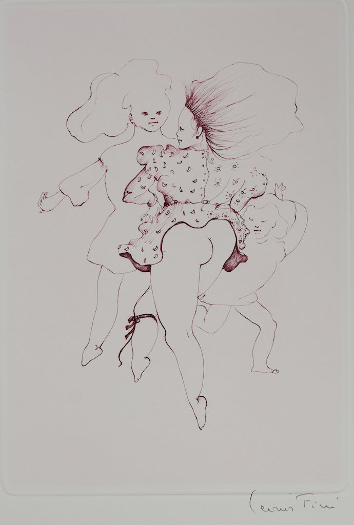 Léonor FINI : La danse des jeunes filles - Gravure originale signée