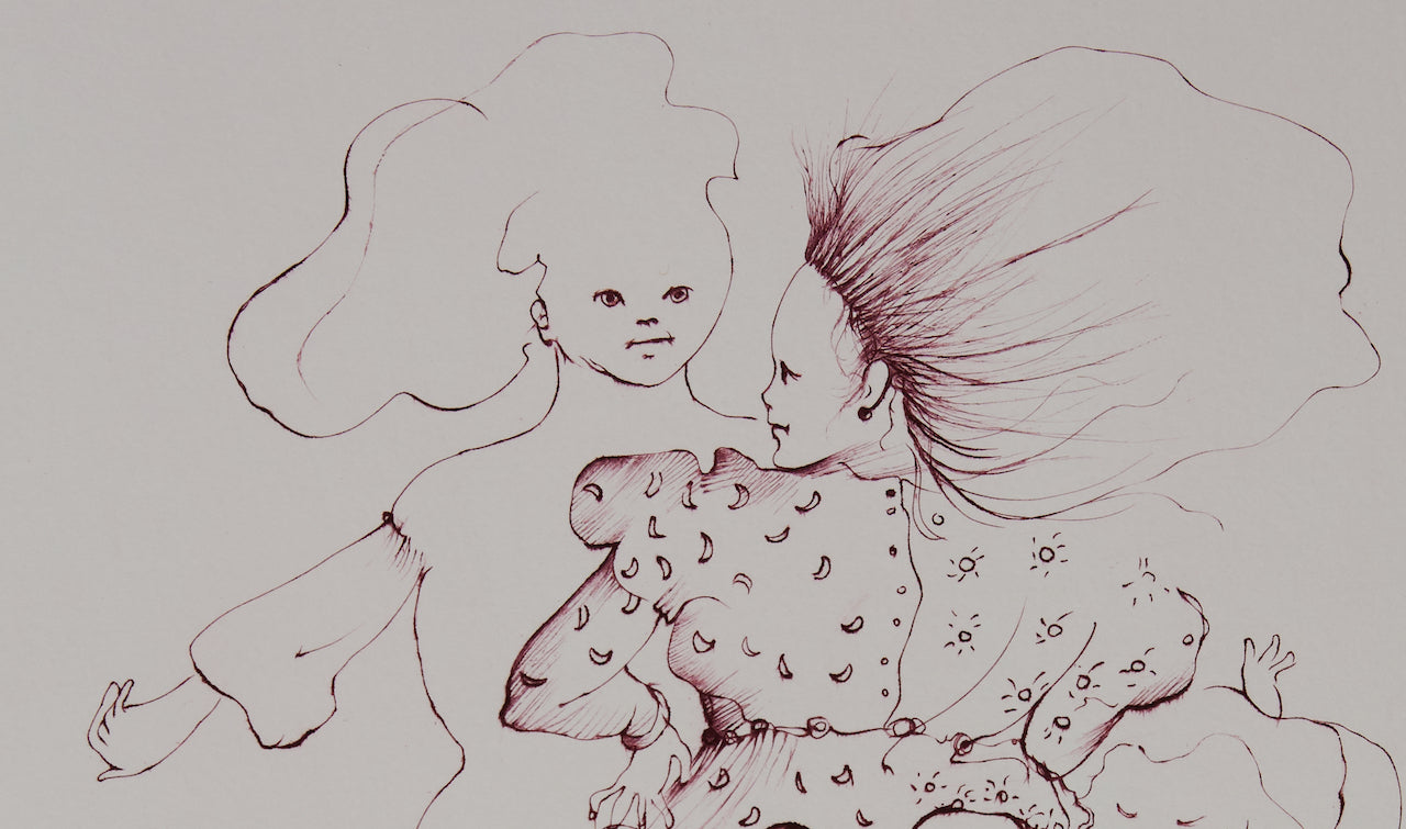 Léonor FINI : La danse des jeunes filles - Gravure originale signée