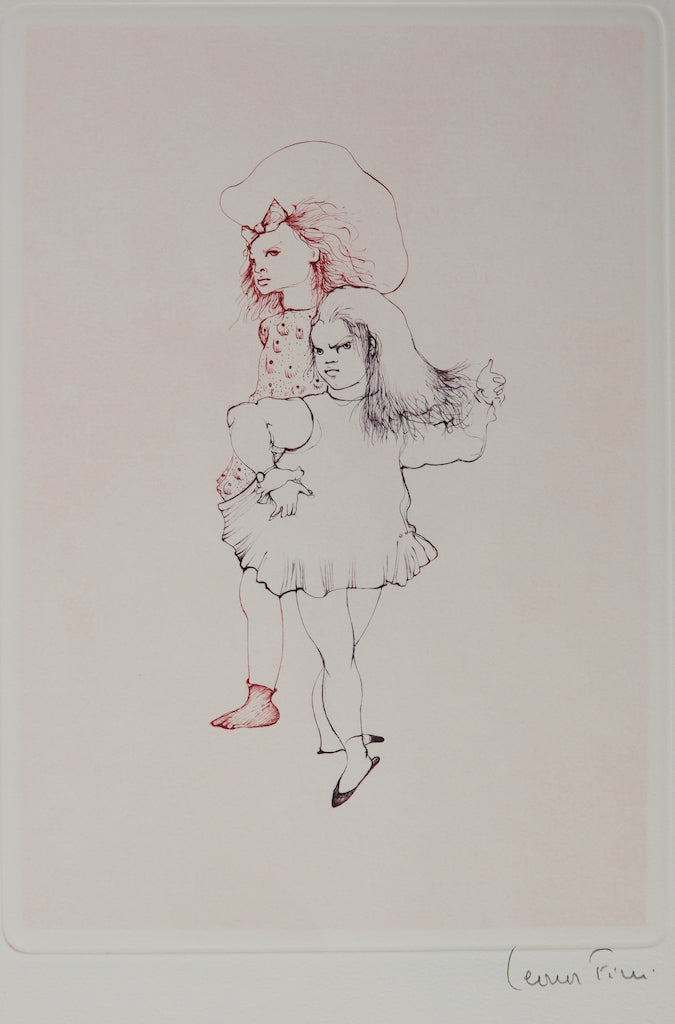 Léonor FINI : Le caprice - Gravure originale signée
