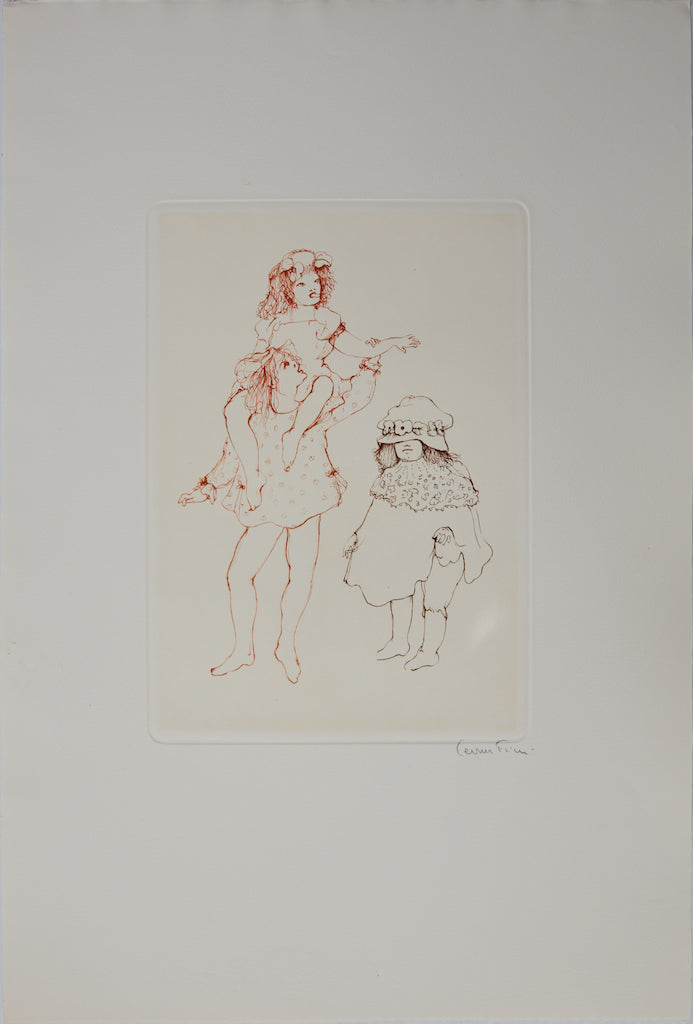 Léonor FINI : Je te tire la langue - Gravure originale signée