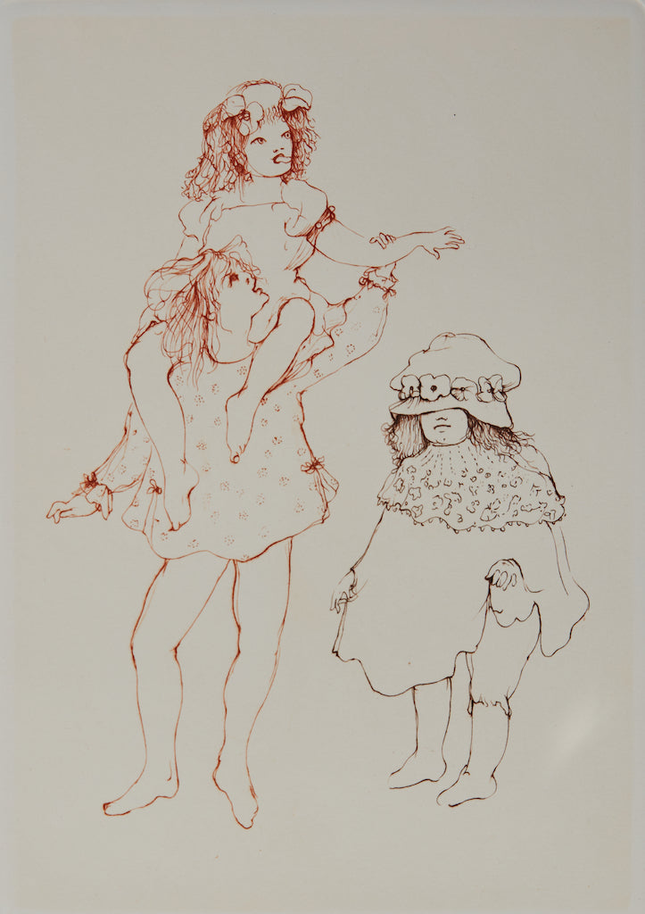 Léonor FINI : Je te tire la langue - Gravure originale signée