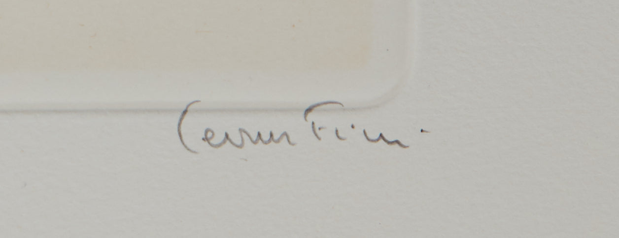 Léonor FINI : Je te tire la langue - Gravure originale signée